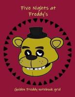 Five Nights at Freddy's Golden Freddy Notebook Grid