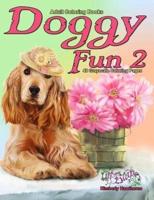 Adult Coloring Books Doggy Fun 2