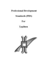 Professional Development Standards (PDS) For Legalmen