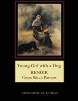 Young Girl with a Dog: Renoir Cross Stitch Pattern
