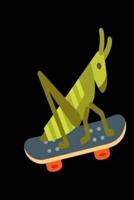 Grasshopper Skateboarding Notebook