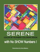 Serene Color by Number Coloring Book