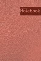 Pink Leather Notebook