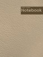 Cream Leather Notebook
