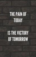 The Pain Of Today Is The Victory Of Tomorrow