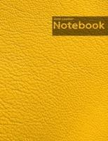 Gold Leather Notebook