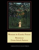 Woman in Exotic Forest: Rousseau Cross Stitch Pattern