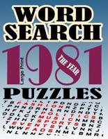 Word Search Puzzles The Year 1981