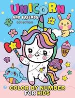 Unicorn and Friend Collection Color by Number for Kids