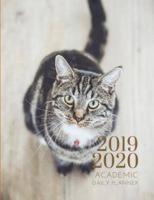 2019-2020 Academic Planner With Hours Kitten Cat Daily Organizer