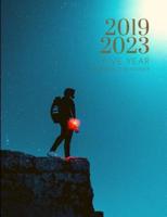2019-2023 Five Year Planner Adventure Goals Monthly Schedule Organizer
