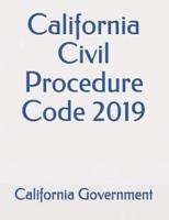 California Civil Procedure Code 2019