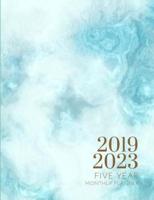 2019-2023 Five Year Planner Blue Marble Goals Monthly Schedule Organizer
