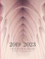 2019-2023 Five Year Planner Jewish Gratitude Monthly Schedule Organizer