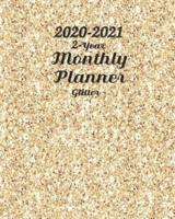 2020-2021 2-Year Glitter Monthly Planner
