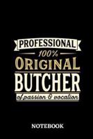 Professional Original Butcher Notebook of Passion and Vocation