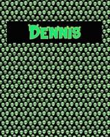 120 Page Handwriting Practice Book With Green Alien Cover Dennis