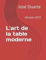 L'art De La Table Moderne 2019