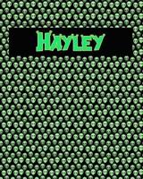 120 Page Handwriting Practice Book With Green Alien Cover Hayley