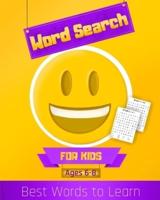 Word Search, For Kids, Ages 6-8