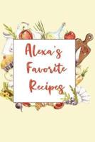 Alexa's Favorite Recipes