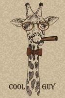 Cool Guy Smoking Giraffe Mid Year Academic Journal For Teachers, Students & Parents