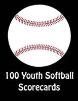 100 Youth Softball Scorecards
