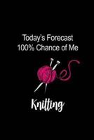 Today's Forecast 100% Chance of Me Knitting