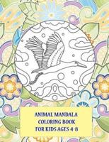 Animal Mandala Coloring Book For Kids Ages 4-8