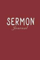 Sermon Journal (Red Cover)