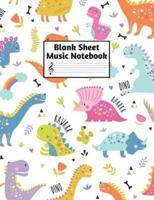 Blank Sheet Music Notebook