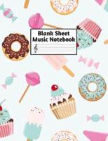 Blank Sheet Music Notebook