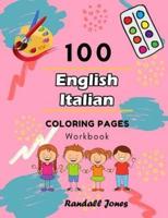 100 English Italian Coloring Pages Workbook