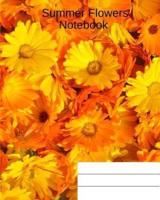 Summer Flowers Notebook