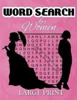 Word Search for Women: Large Print Puzzle Book