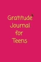 Gratitude Journal For Teens