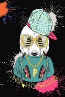 Hip Hop King Panda With Attitude 12 Month Academic Organiser For Students, Teachers & Parents
