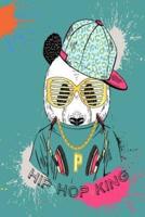 Hip Hop King Panda With Attitude 12 Month Academic Journl For Students, Teachers & Parents