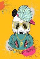 Hip Hop King Panda With Attitude 12 Month Academic Planner For Students, Teachers & Parents