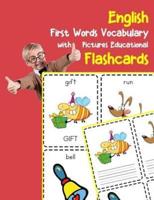 English First Words Vocabulary With Pictures Educational Flashcards