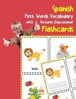 Spanish First Words Vocabulary With Pictures Educational Flashcards