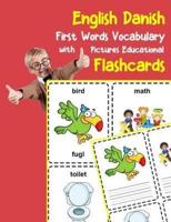English Danish First Words Vocabulary With Pictures Educational Flashcards