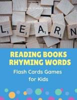 Reading Books Rhyming Words Flash Cards Games for Kids