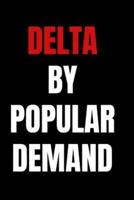 Delta by Popular Demand
