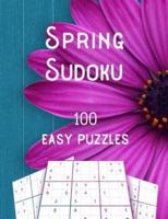 Spring Sudoku, 100 Easy Puzzles