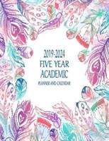 2019-2024 Five Year ACADEMIC Planner And Calendar
