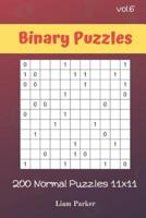 Binary Puzzles - 200 Normal Puzzles 11X11 Vol.6