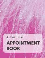 4 Column Appointment Book