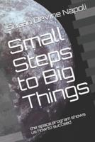 Small Steps to Big Things: the space program shows us how to succeed