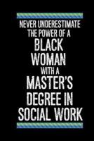 Never Underestimate The Power Of A Black Woman With A Master's Degree In Social Work